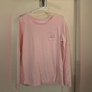 Ladies Vineyard Vines Long Sleeve Pink